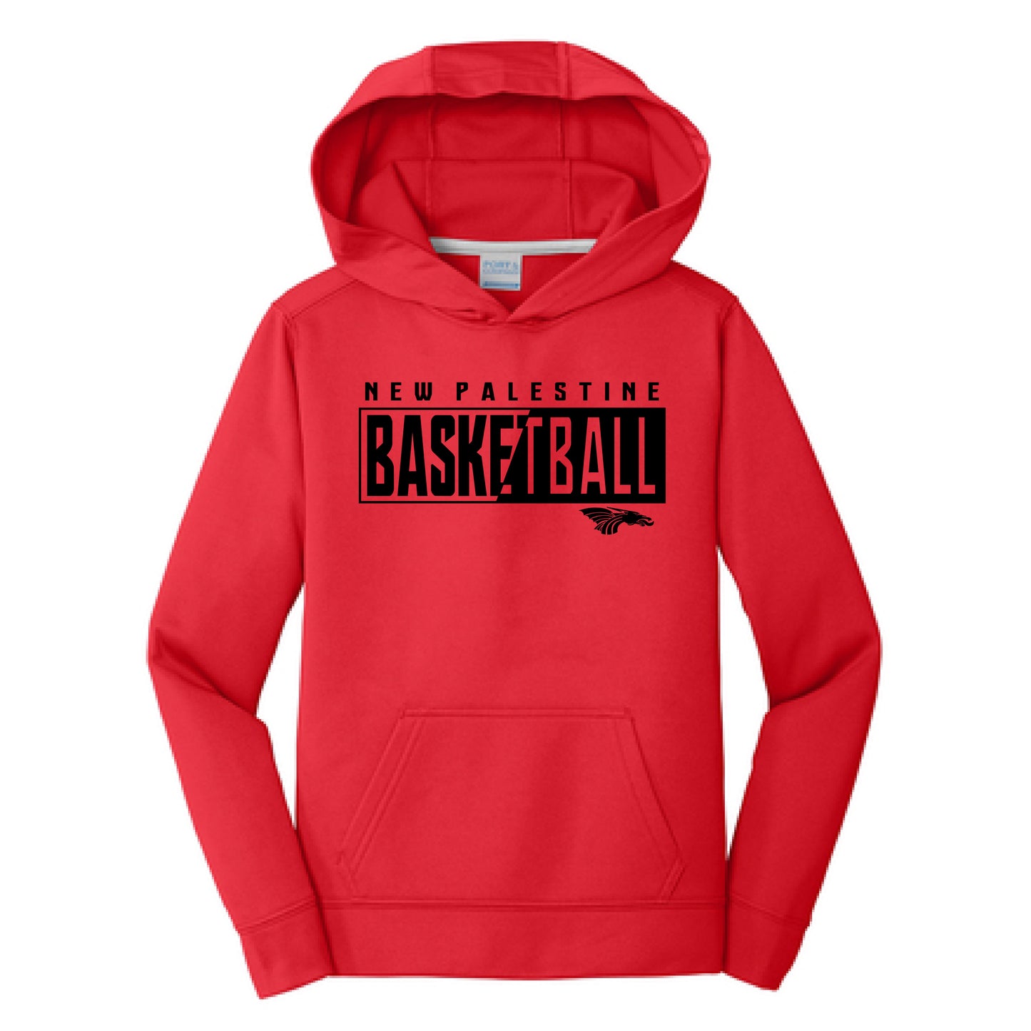 Unisex Hoodie - Dragons Bball Half-n-Half