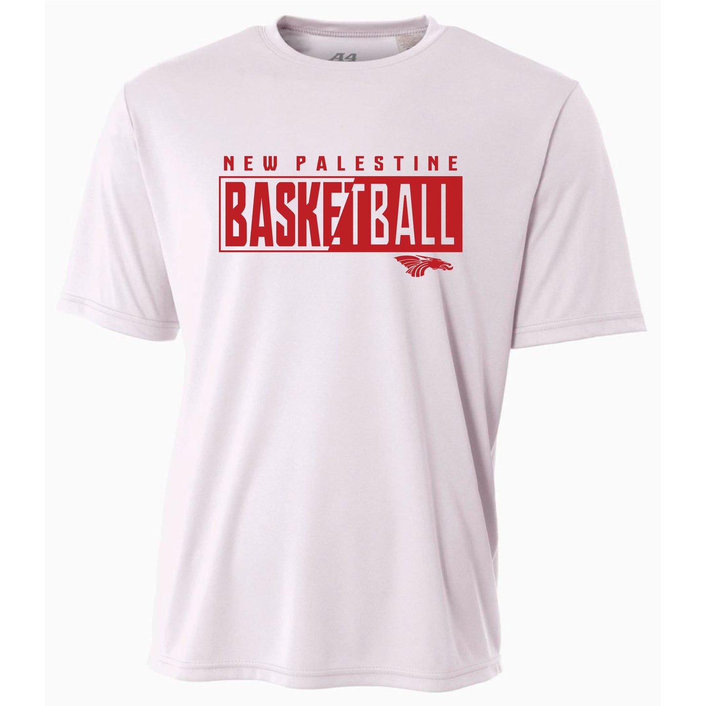 Mens S/S T-Shirt - NP Bball Half-n-Half