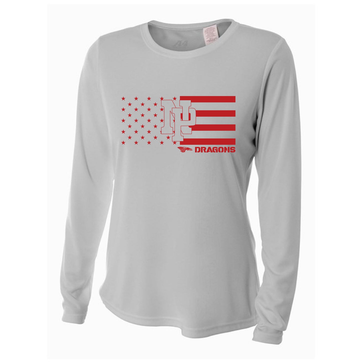 Womens L/S T-Shirt - NP Stars-N-Stripes