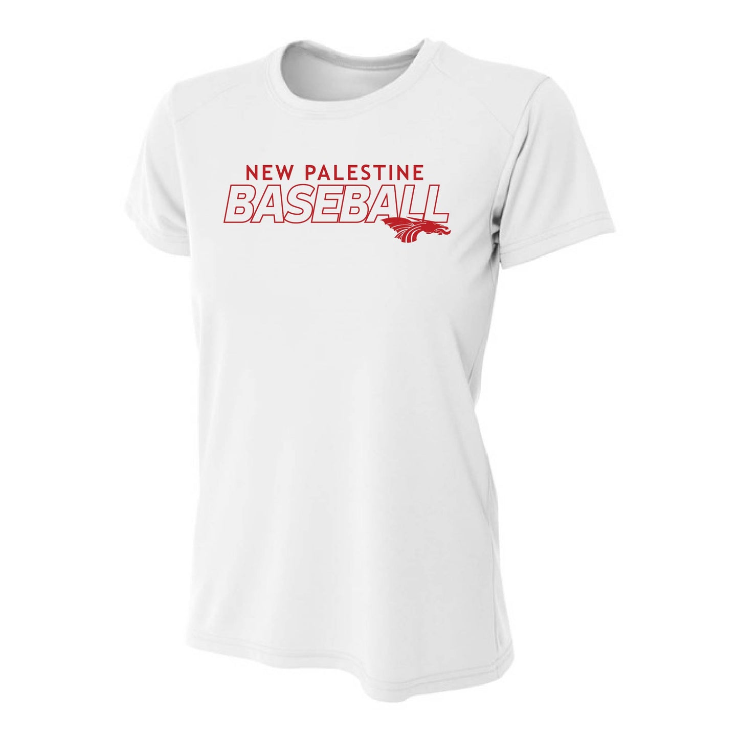 Womens S/S T-Shirt - NP Baseball Outlined