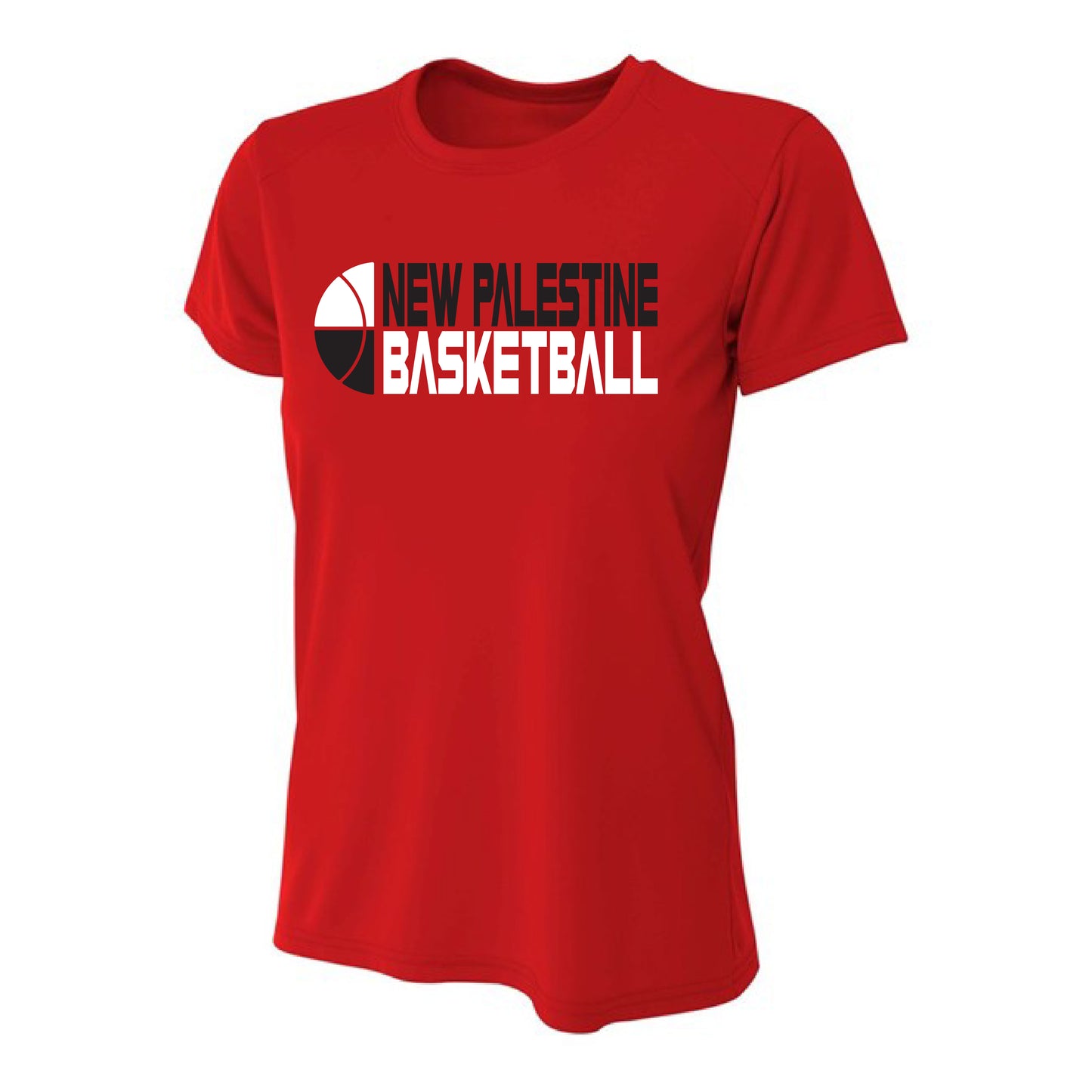 Womens S/S T-Shirt - NP Basketball Split