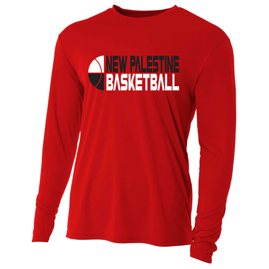 Unisex Youth L/S T-Shirt - NP Basketball Split