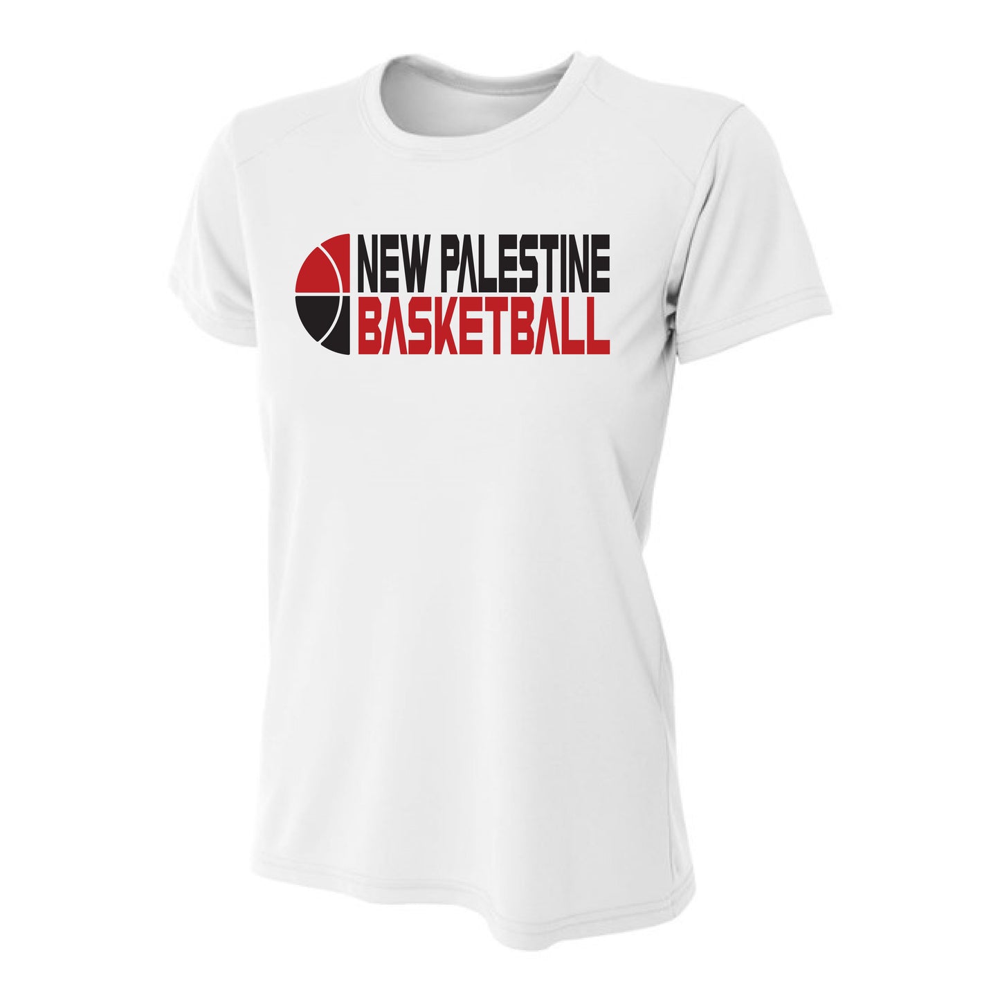 Womens S/S T-Shirt - NP Basketball Split