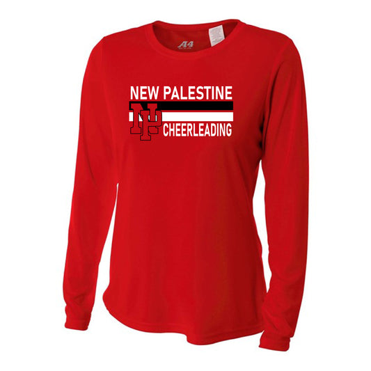 Womens L/S T-Shirt - New Palestine Cheerleading