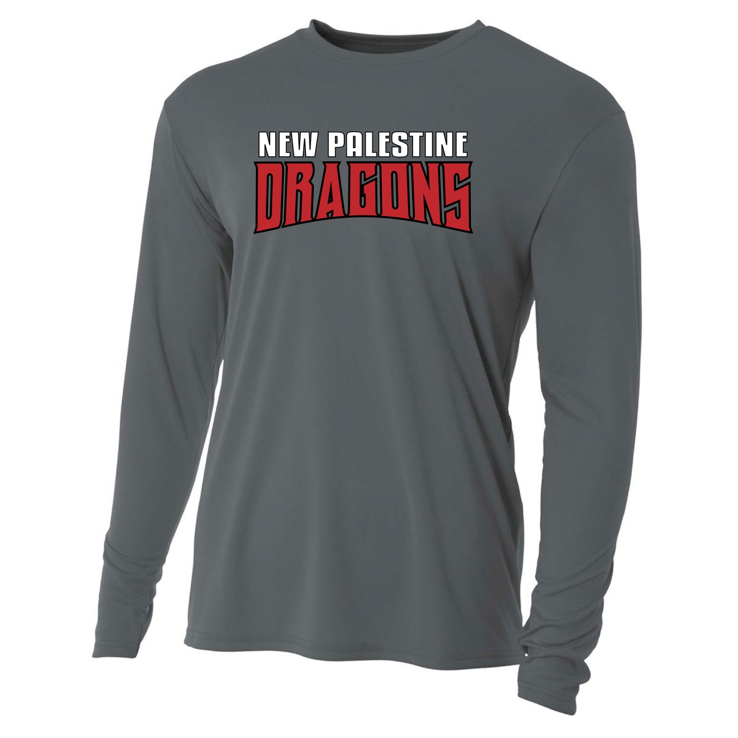 Mens L/S T-Shirt - New Palestine Dragons