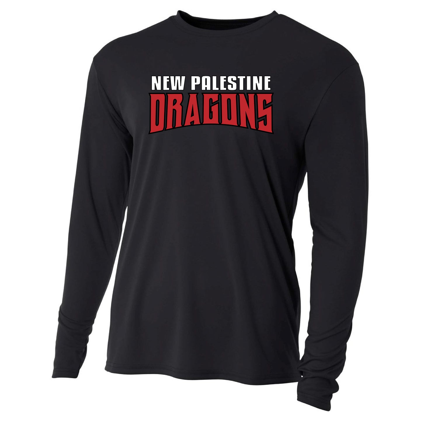 Mens L/S T-Shirt - New Palestine Dragons