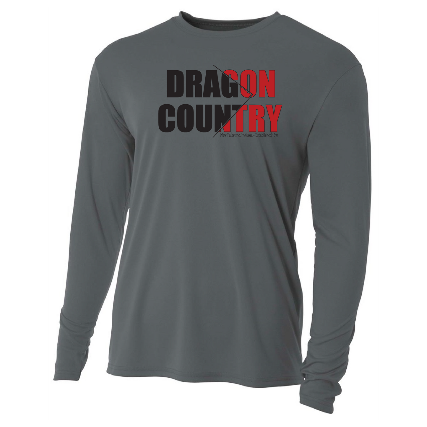Mens L/S T-Shirt - Dragon Country Arrowed