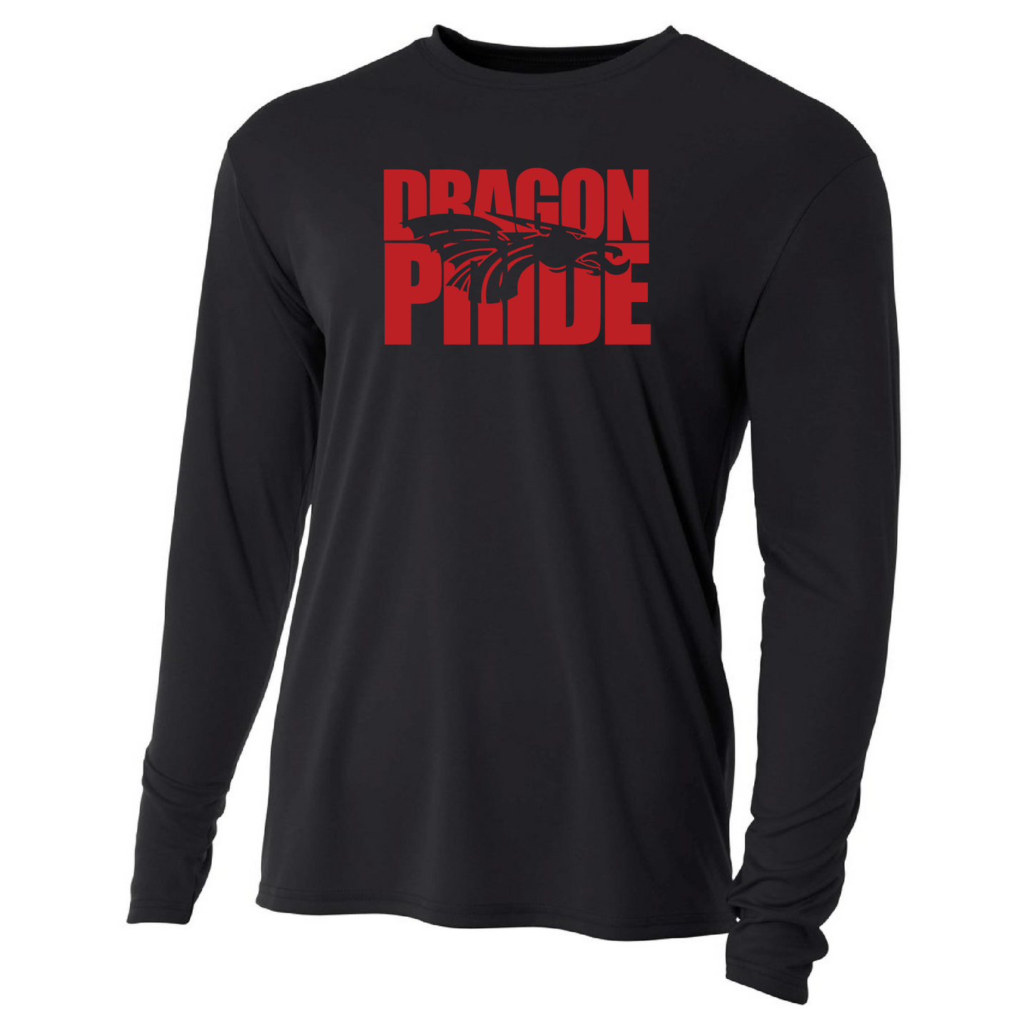 Mens L/S T-Shirt - Red Dragon Pride