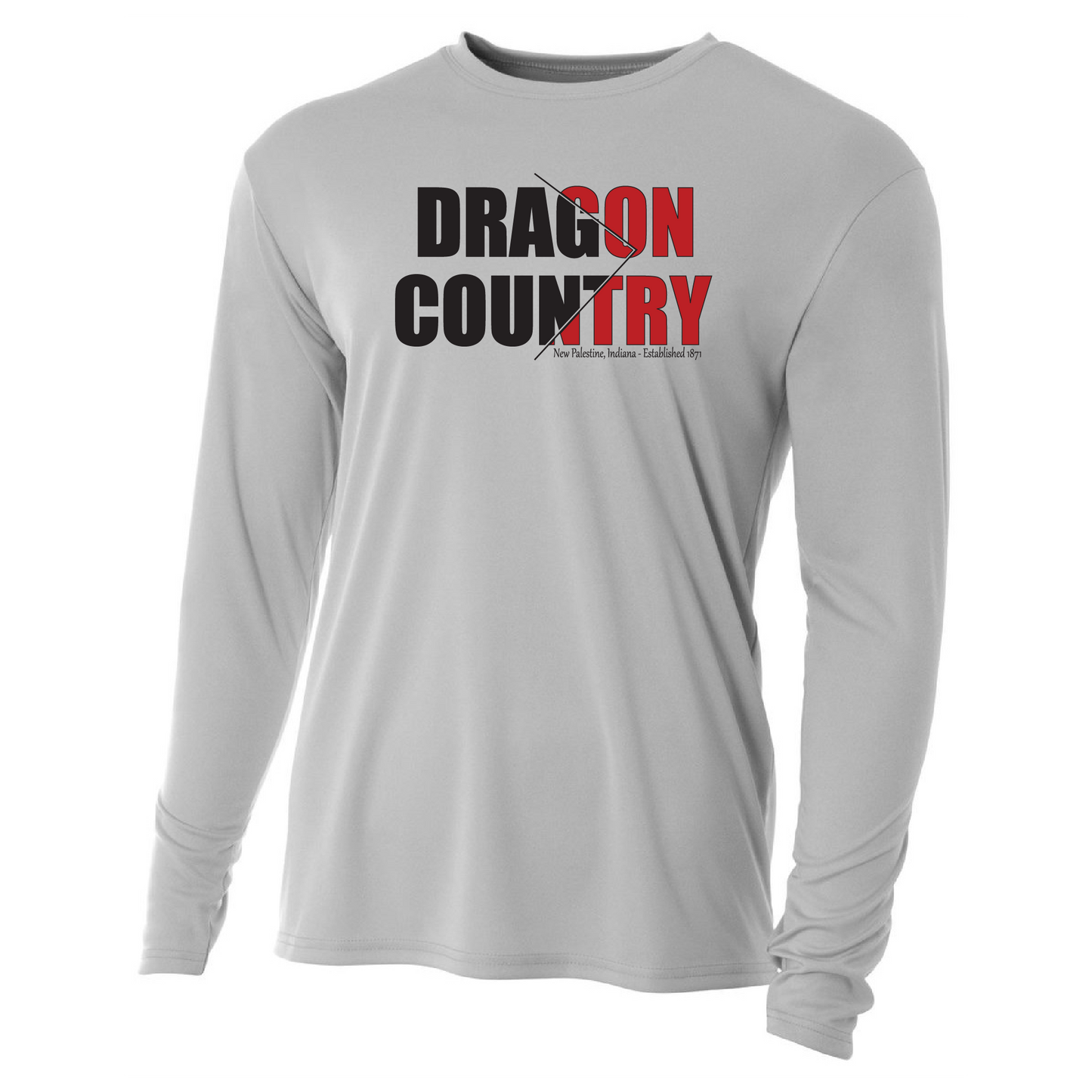 Mens L/S T-Shirt - Dragon Country Arrowed
