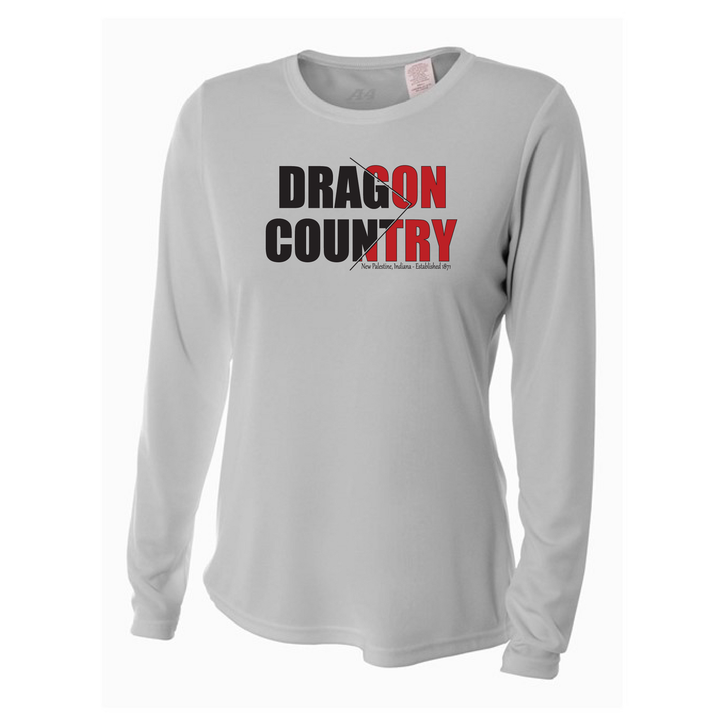 Womens L/S T-Shirt - Dragon Country Arrowed