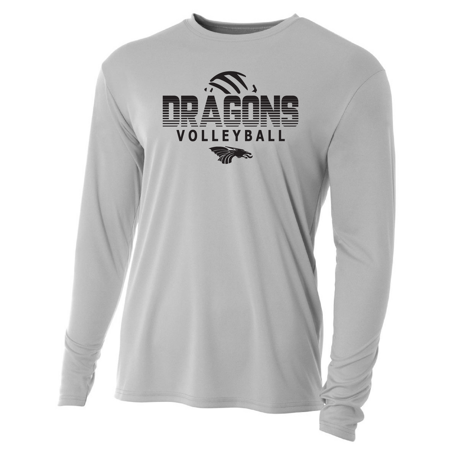 Mens L/S T-Shirt - Dragons Volleyball
