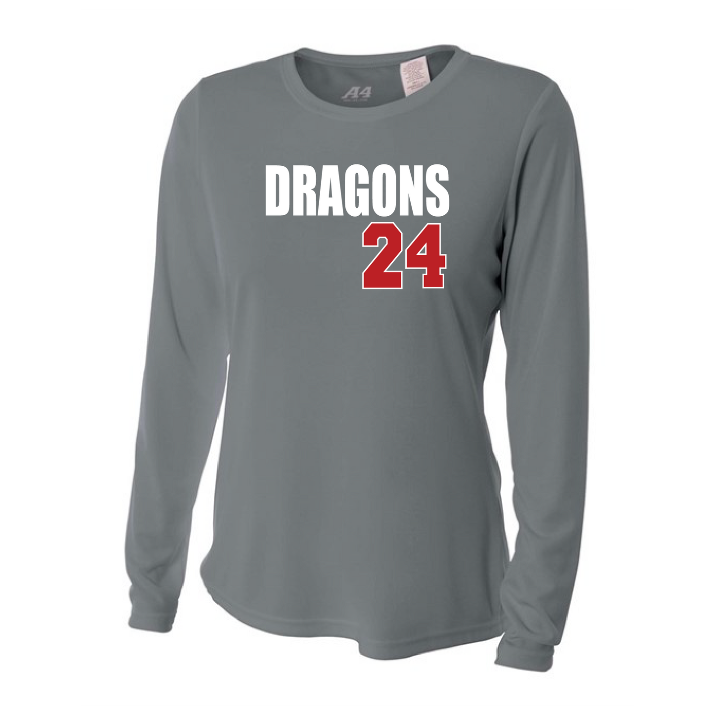 Womens Long Sleeve T-Shirt - Dragons ## (Custom)