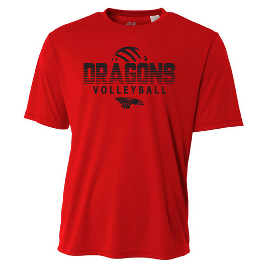 Mens Short Sleeve T-Shirt - Dragons Volleyball
