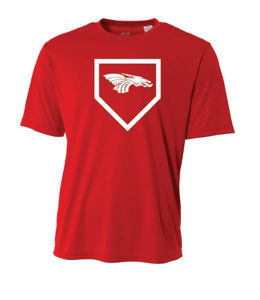 Youth Short Sleeve T-Shirt - Dragons Baseball Home Plate