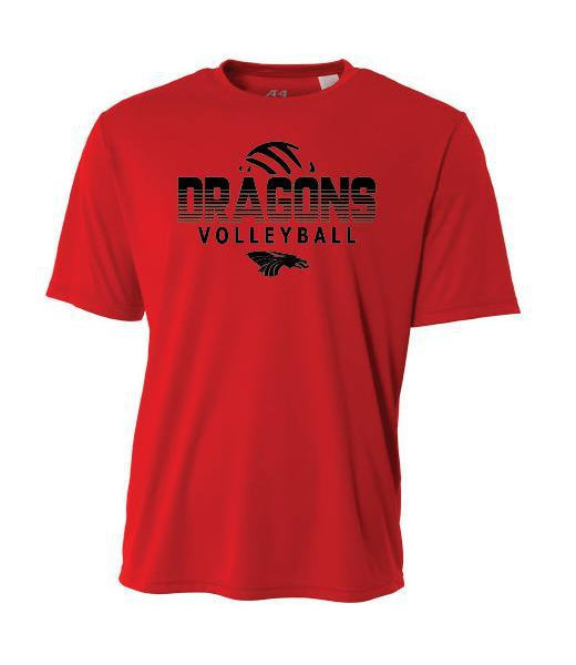 Youth Short Sleeve T-Shirt - Dragons Volleyball