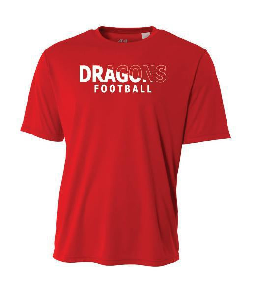 Youth S/S T-Shirt - Dragons Football Slashed