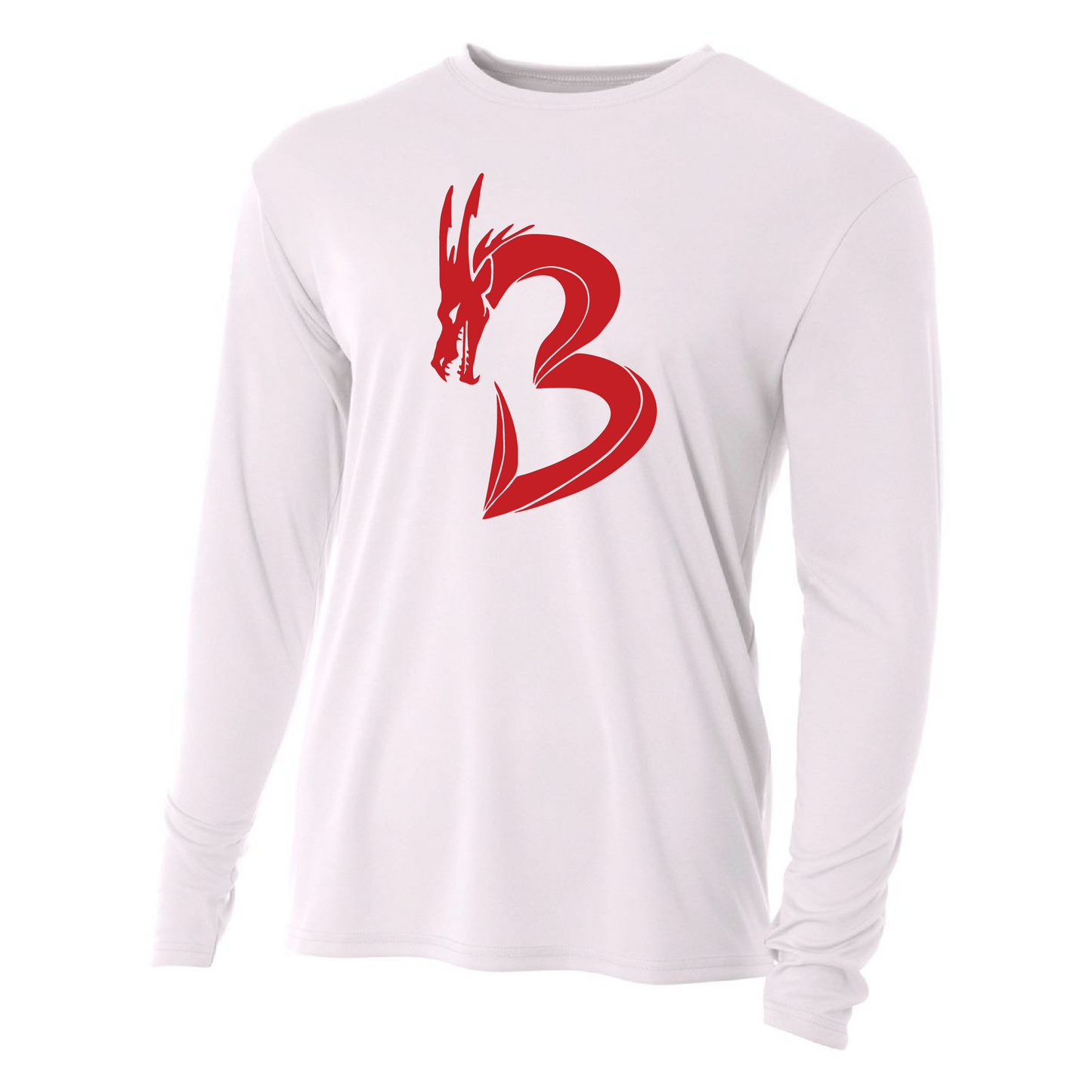 Mens L/S T-Shirt - NP Bands "B" Dragon (red)