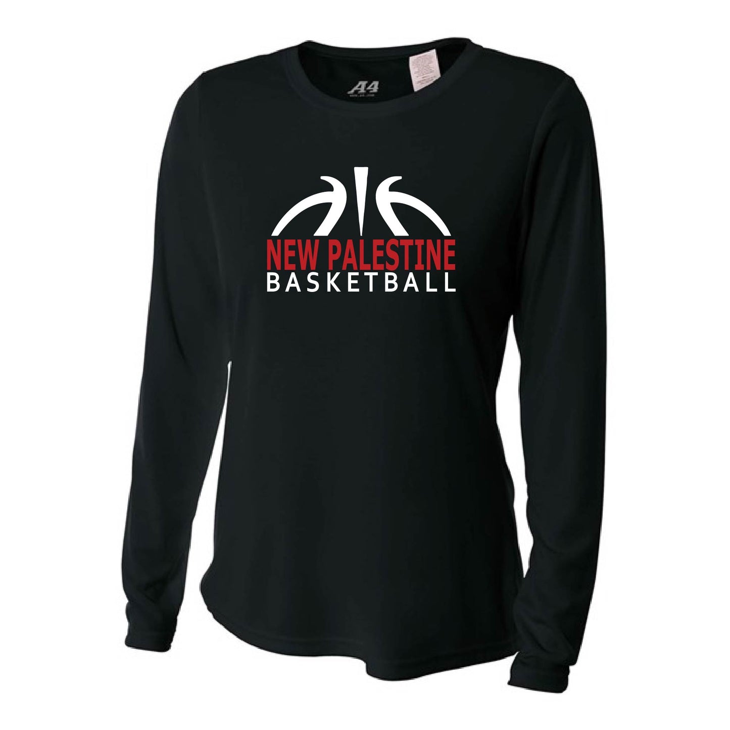 Womens L/S T-Shirt - NP Basketball