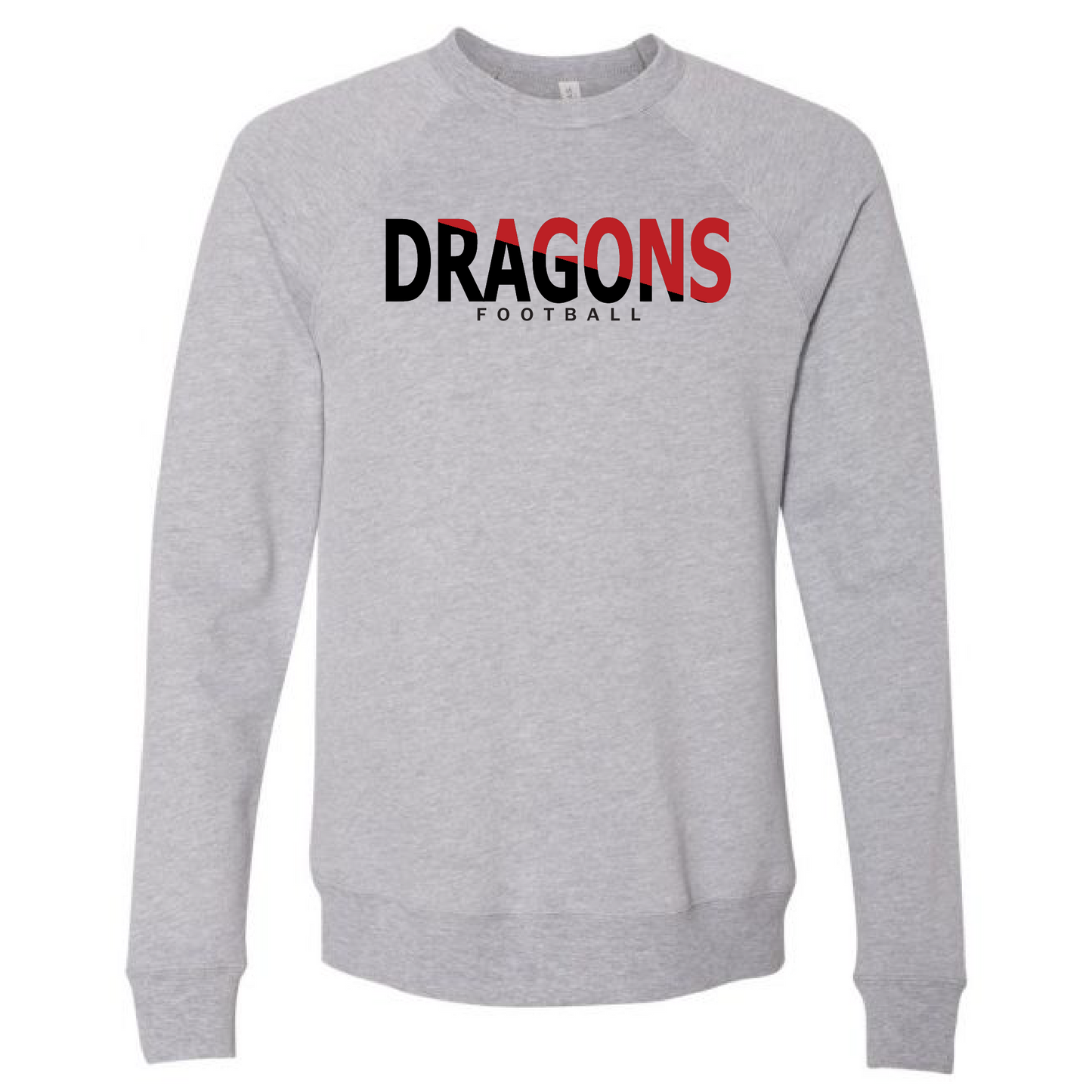 Unisex Sweatshirt - Dragons Football Slashed