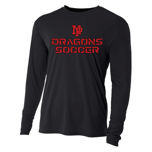 Mens Long Sleeve T-Shirt - Dragons Soccer