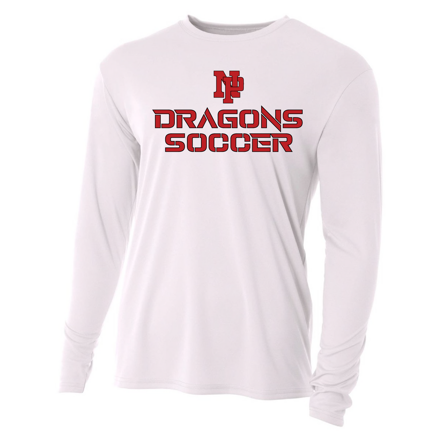 Mens Long Sleeve T-Shirt - Dragons Soccer