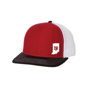 Classic Snapback - Indiana Outline w/NP Logo (red)
