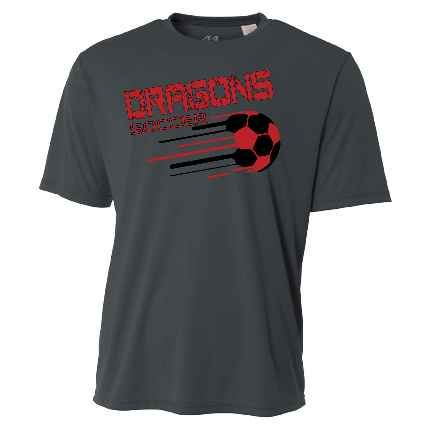 Mens S/S T-Shirt - Dragons Soccer Slanted