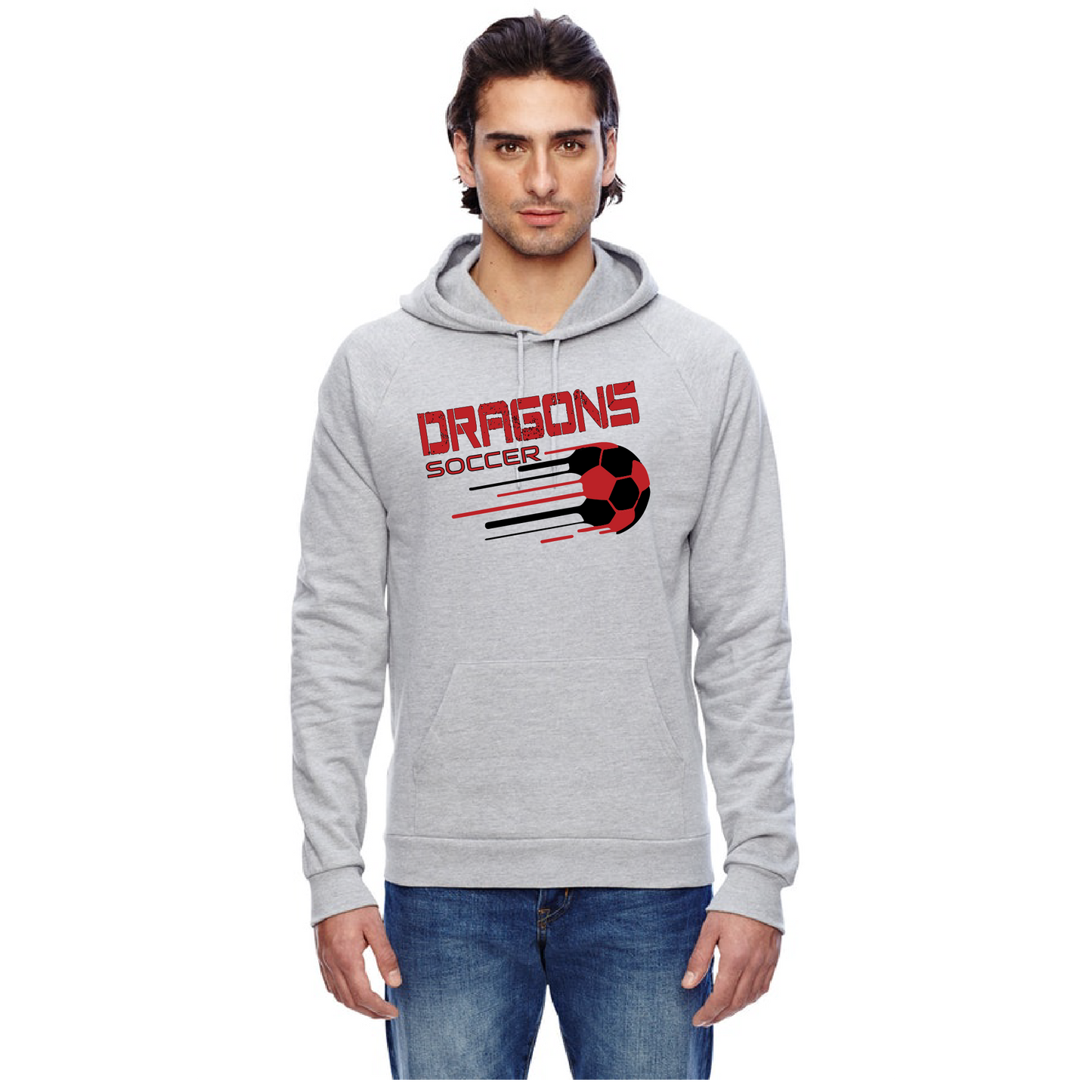 Unisex Hoodie - Dragons Soccer Slanted