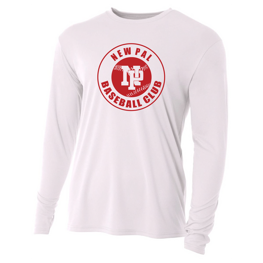 Mens/Youth Long Sleeve T-Shirt - NP Baseball Club (red logo)