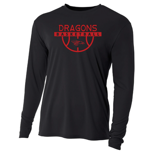 Mens L/S T-Shirt - Dragons Basketball