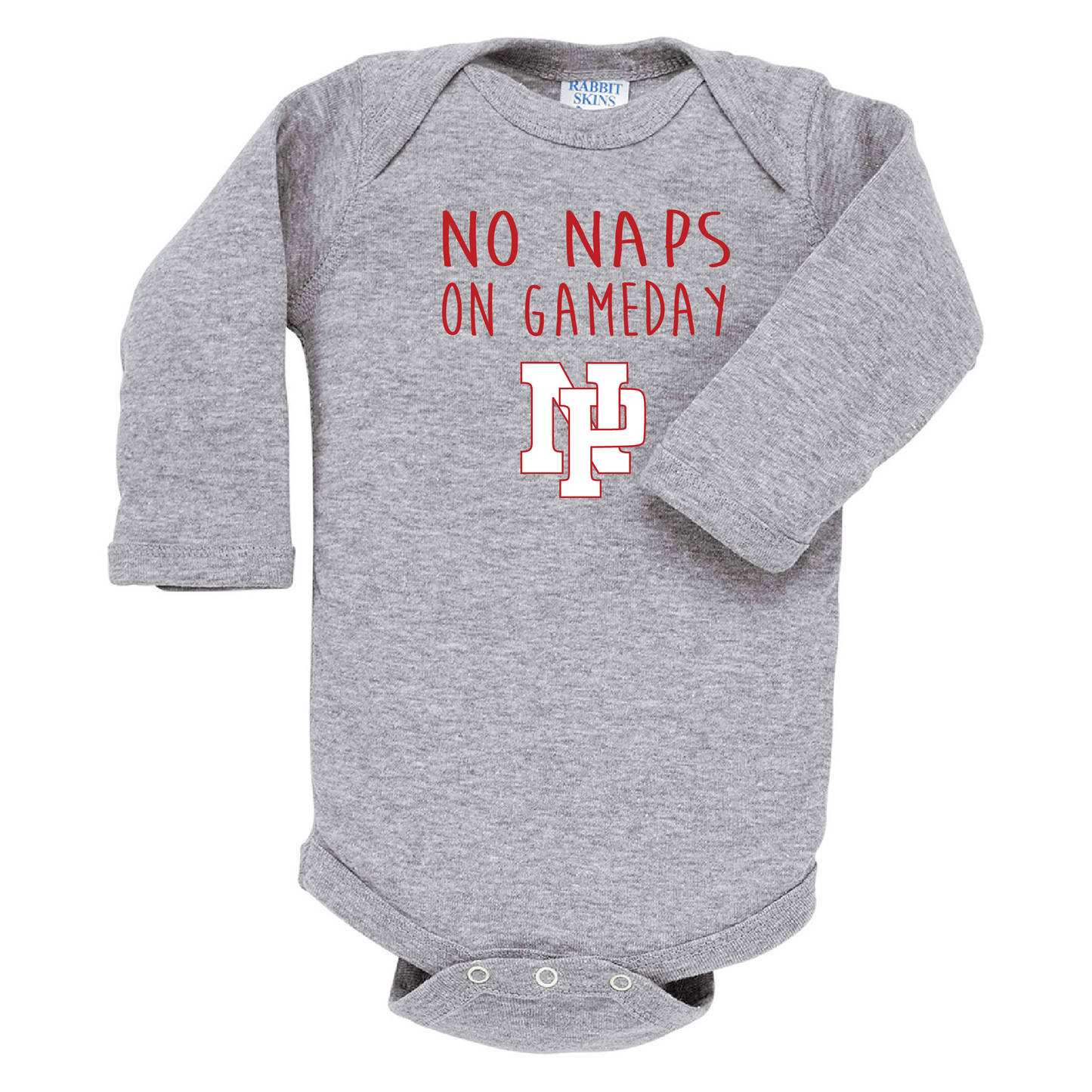 Infant Long-Sleeve Onsie - No Naps On Game Day