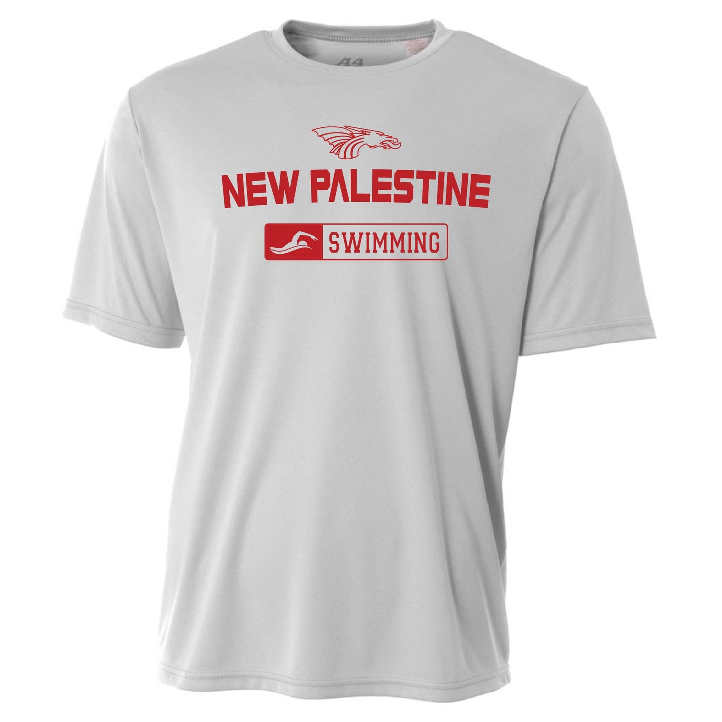 Mens Short Sleeve T-Shirt - New Pal Swimming