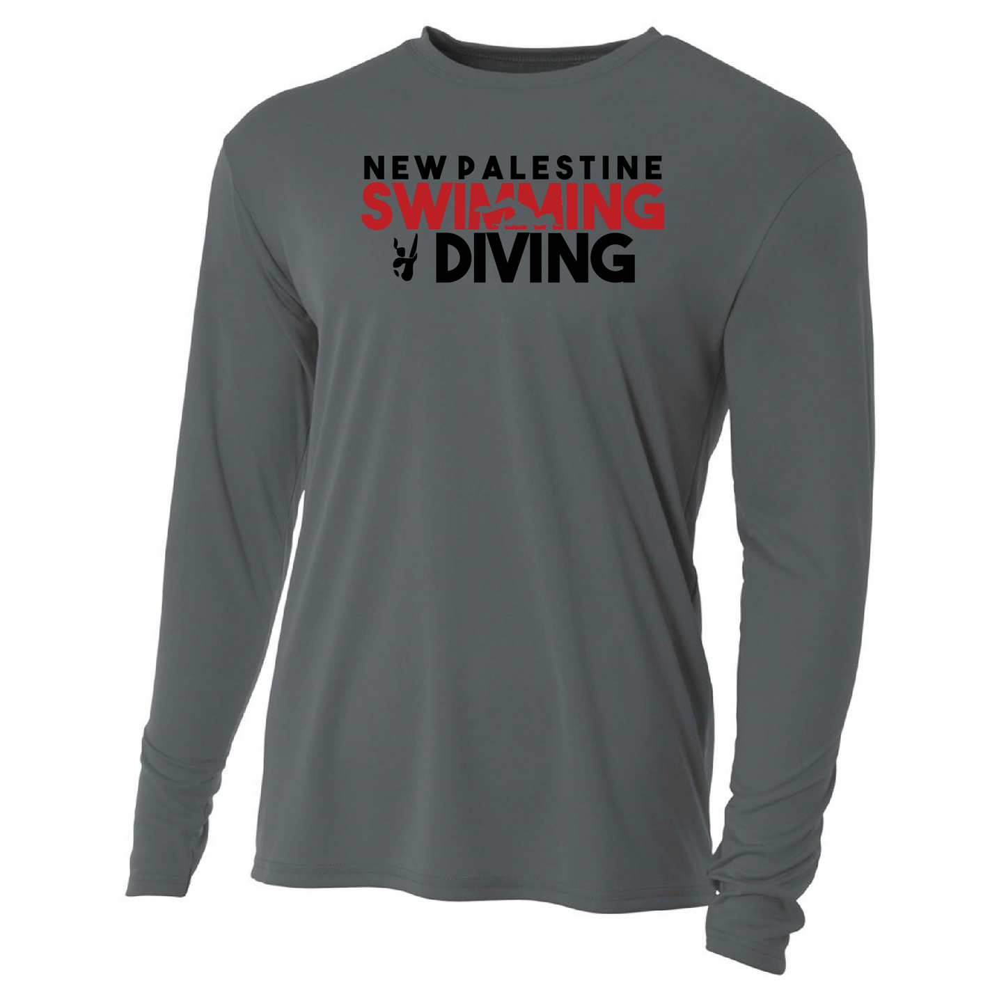 Mens L/S T-Shirt - Dragons Swimming & Diving