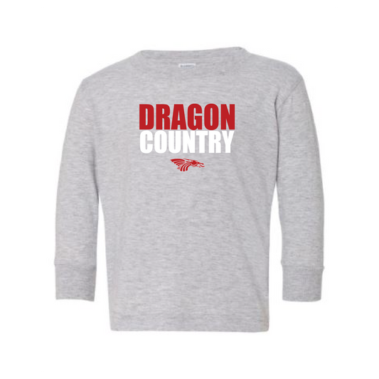 Toddler L/S T-shirt:  Dragon Country