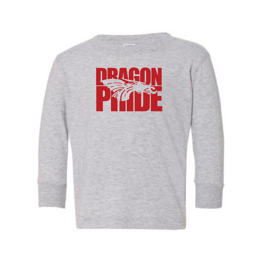 Toddler L/S T-shirt:  Dragon Pride