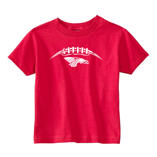 Toddler S/S T-shirt:  Dragons Football Laces