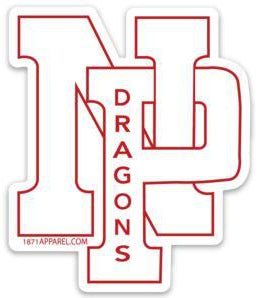 White NP Dragons, Red Outline
