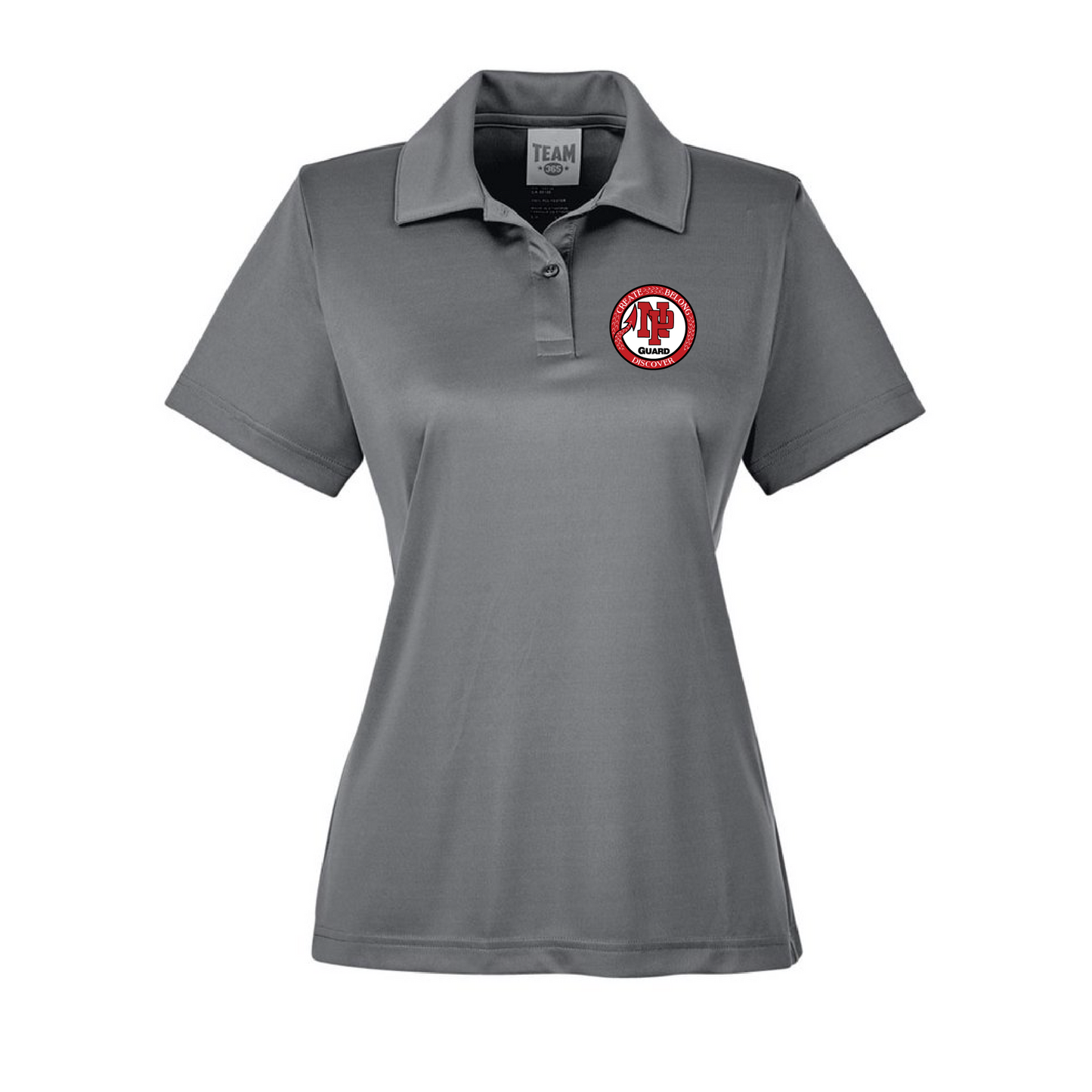 Womens Performance Polo - NP Bands Circle Logo (Guard)