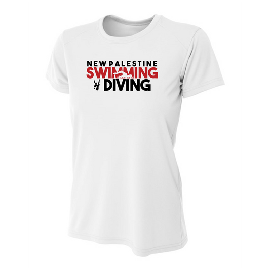 Womens S/S T-Shirt - Dragons Swimming & Diving