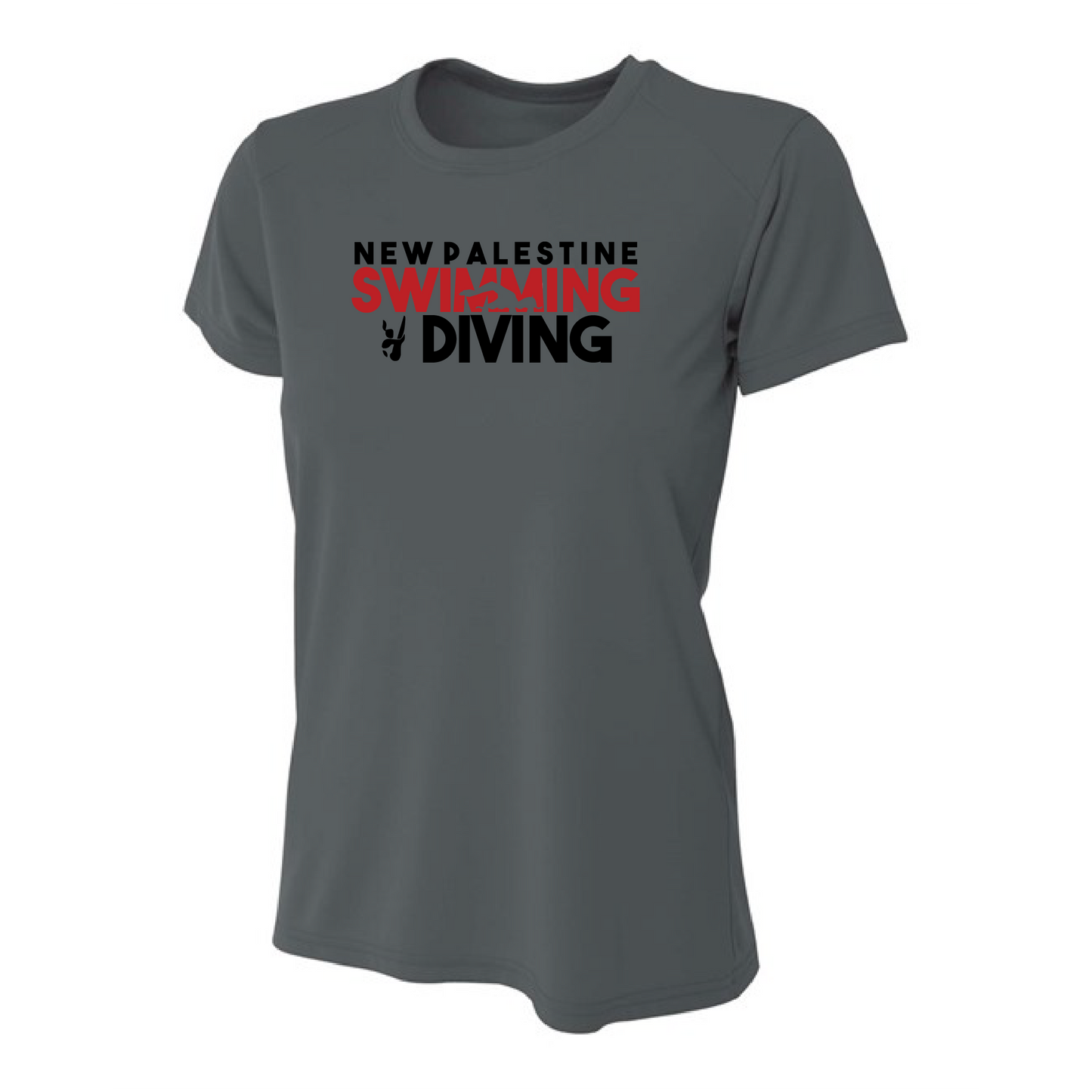 Womens S/S T-Shirt - Dragons Swimming & Diving