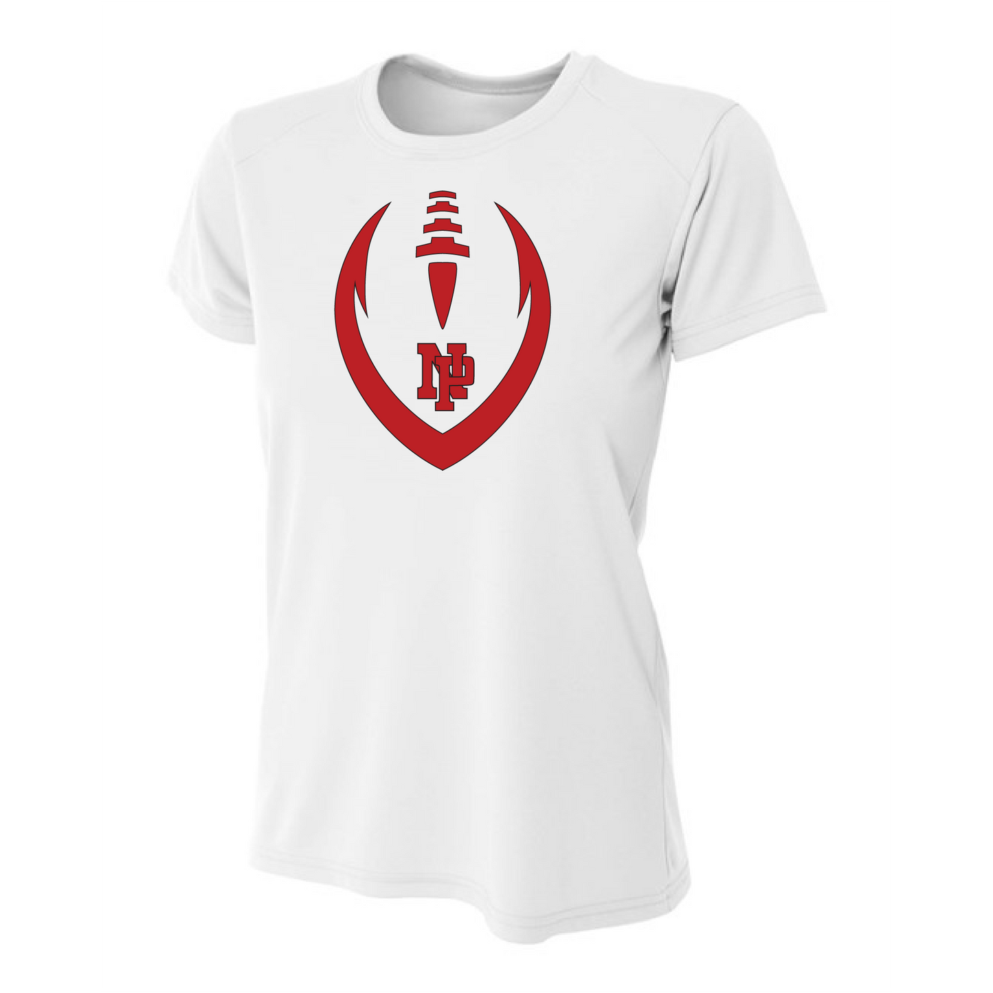 Womens S/S T-Shirt - Dragons Vertical Football